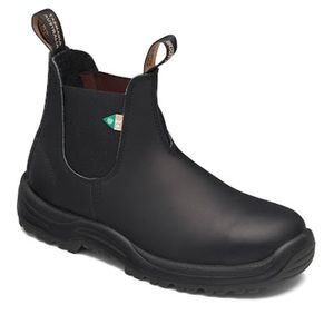 Like new, steel toe Blundstones
